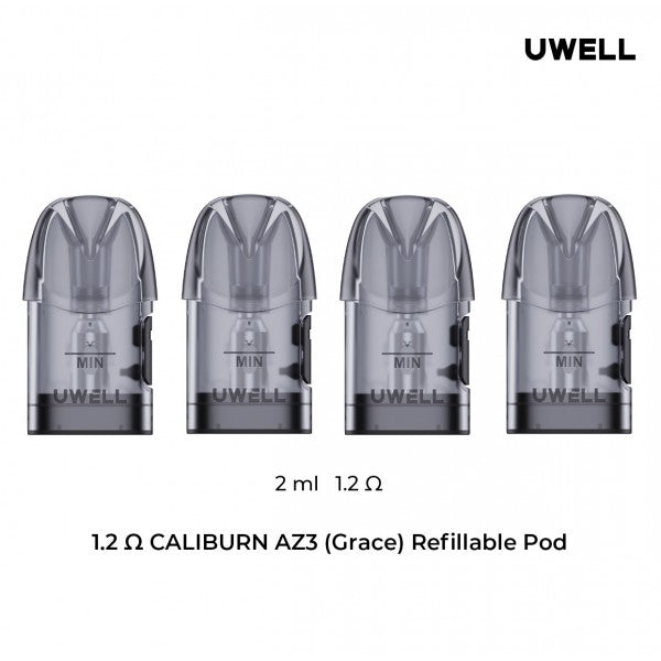 Uwell Caliburn AZ3 (Grace) Refillable Pods 4pk