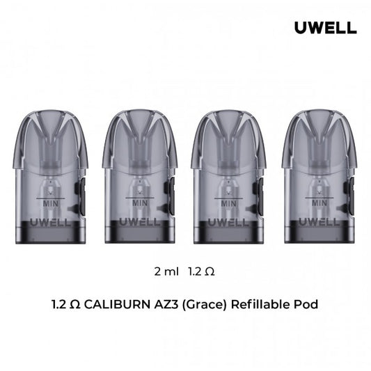 Uwell Caliburn AZ3 (Grace) Refillable Pods 4pk