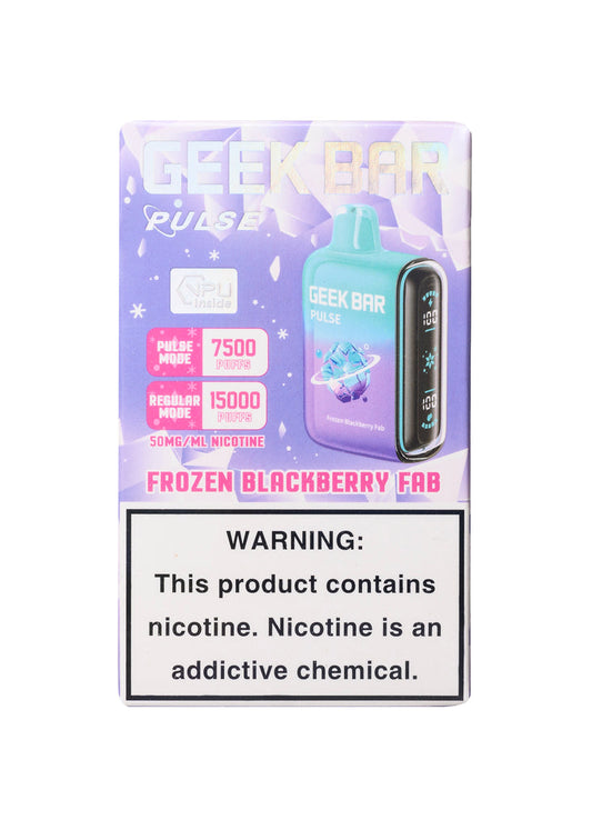 GEEK BAR PULSE DISPOSABLE | FROZEN BLACKBERRY FAB