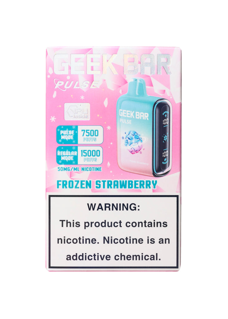 GEEK BAR PULSE DISPOSABLE| FROZEN STRAWBERRY