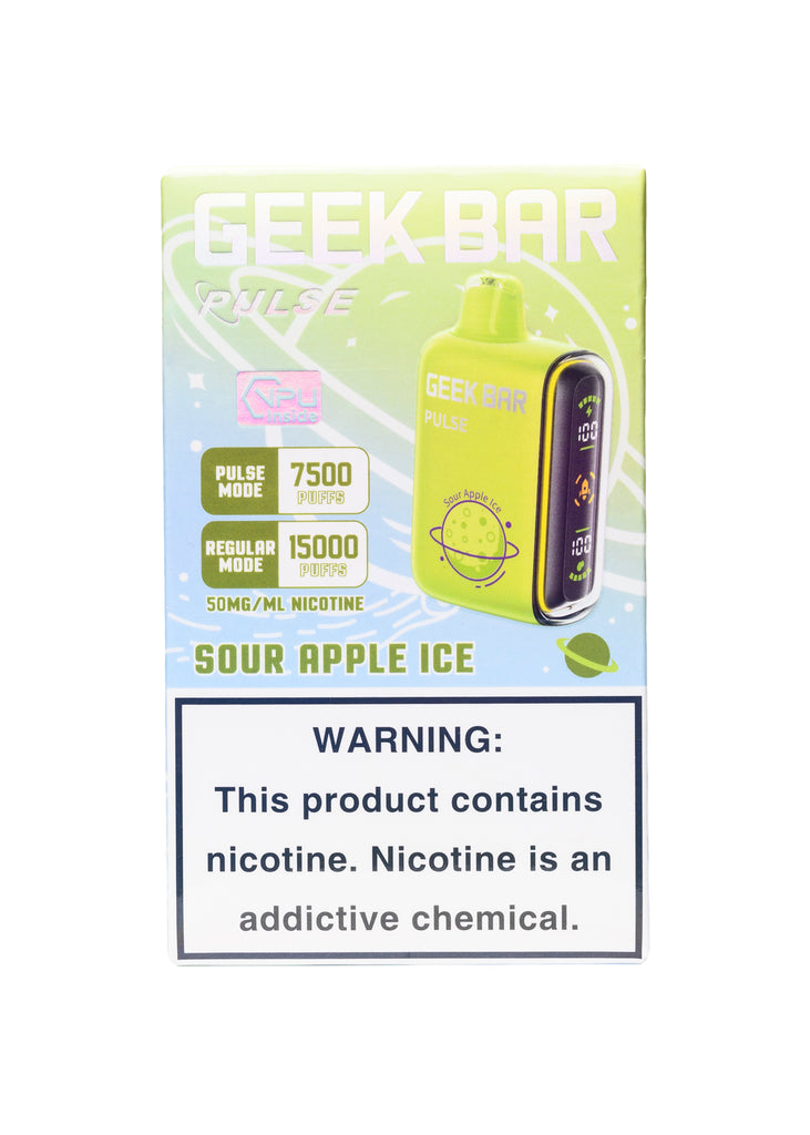 GEEK BAR PULSE DISPOSABLE | SOUR APPLE ICE