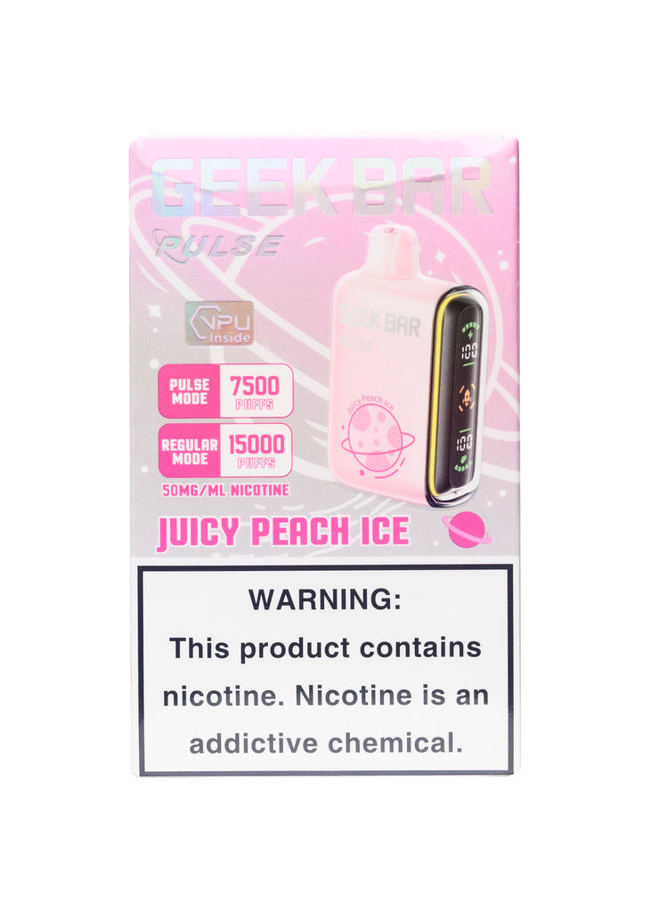 GEEK BAR PULSE DISPOSABLE | JUICY PEACH ICE