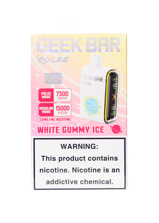 GEEK BAR PULSE  DISPOSABLE | WHITE GUMMY ICE