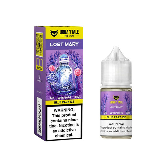 Blue Razz Ice | Urban Tale Lost Mary Salts | 30mL