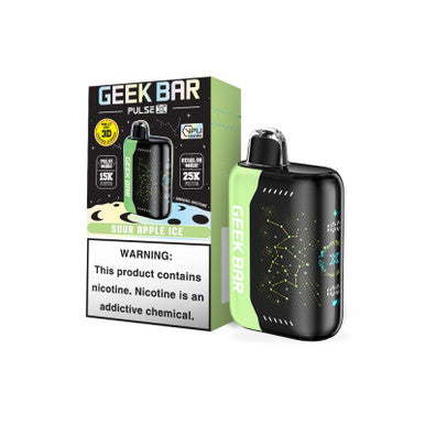 GEEK BAR PULSE 25K | SOUR APPLE ICE